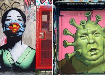 40 graffs authentiques liés au coronavirus