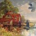 Cet artiste peint des personnages inattendus sur des vieux tableaux de brocantes