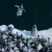 Des manchots empereurs sautent d’une falaise de 15 mètres en Antarctique