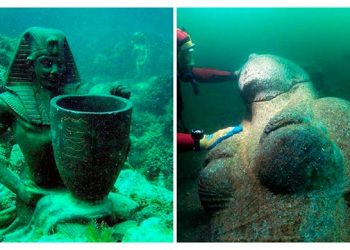Après 1 200 ans, la ville égyptienne antique d’Héracléion, connue sous le nom de cité perdue d’Héracléion, a été retrouvée et explorée sous l’eau.