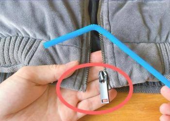 Inutile de dépenser de l’argent pour remplacer une fermeture éclair endommagée. Utilisez simplement une paille pour une méthode à la fois pratique et économique !