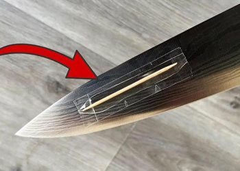 Fixez un cure-dent à votre couteau pour cette astuce de cuisine géniale 💥 (Vous serez surpris) 🤯