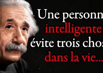 Albert Einstein : Une personne intelligente évite trois choses dans la vie, tout d’abord…| Citation