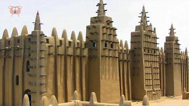 Architecture en terre de la Grande Mosquée de Djenné