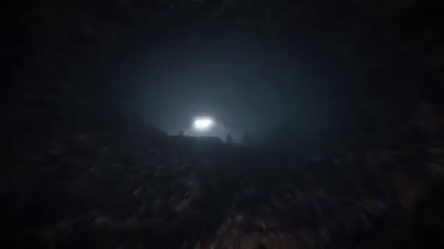 Illustration de l'entrée vers la Terre creuse au pôle Sud