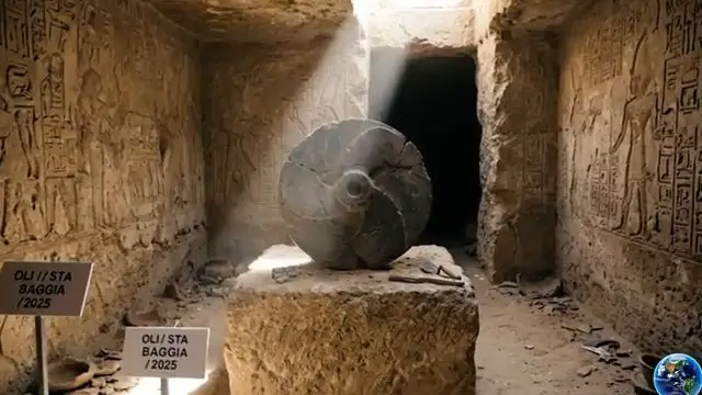 Le disque de Sabu en schiste, ressemblant à une turbine moderne