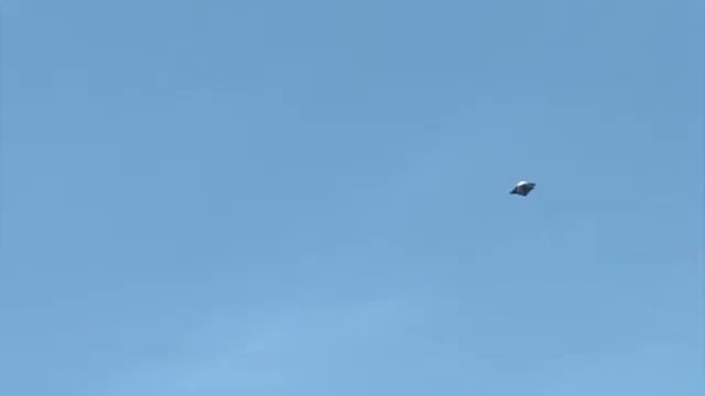 L'OVNI en forme de diamant inversé filmé en plein jour au-dessus de Campinas au Brésil.