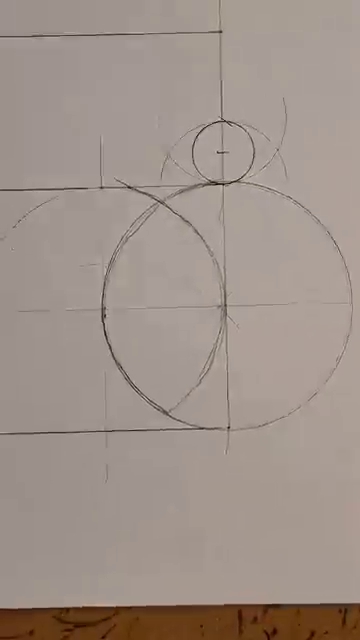 Tracé du premier grand cercle à partir des repères obtenus