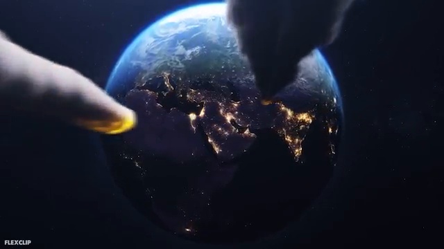 Représentation d'un astéroïde menaçant la Terre