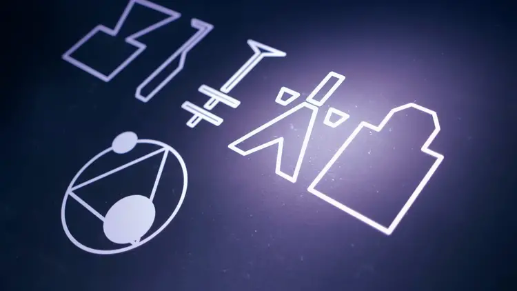 Reconstitution du carnet de Jim Penniston rempli de code binaire suite à son contact avec l'OVNI de Rendlesham.