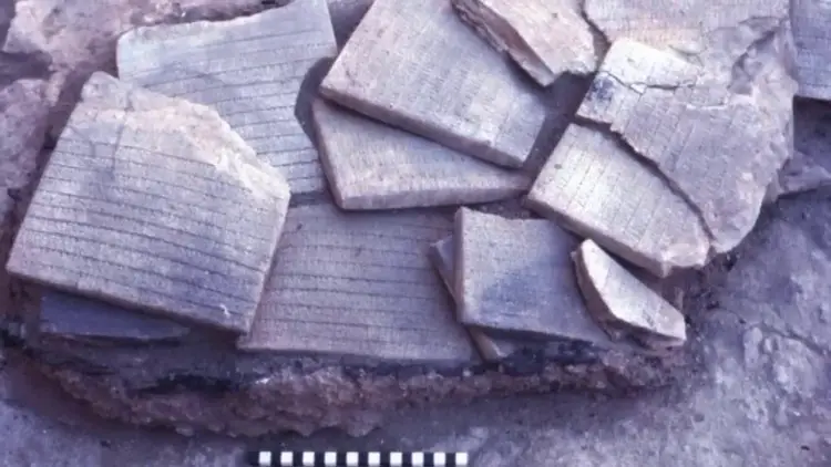 Tablettes d'argile retrouvées à Ebla.
