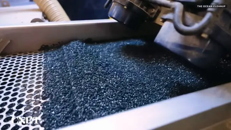 Granulés de plastique recyclé prêts à être utilisés pour de nouveaux produits