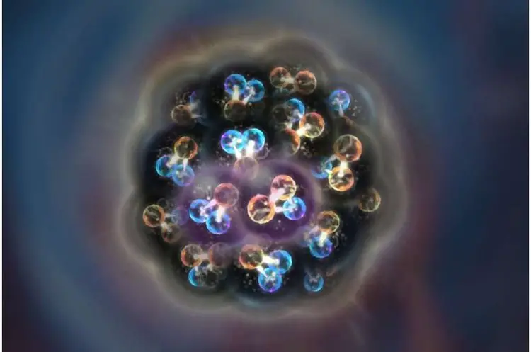 Première image cohérente d'un noyau atomique composé de quarks et de gluons
