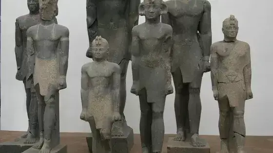 560x315 3 les statues reconstituees dans le musee de kerma